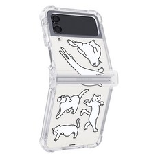 유스픽 힌지 커버 에어룸 젤하드 디자인 투명 휴대폰 케이스