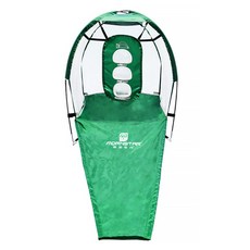 揮桿高爾夫練習推桿多功能目標室內外折疊網, 綠色