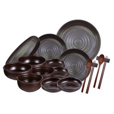 溫馨雙人居家餐具組 16p, 單一顏色, 餐具 16p