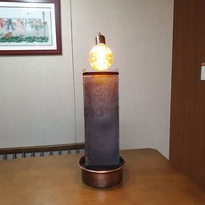 이앤 눈꽃조명 미니폭포 가습분수대