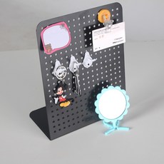 書桌洞洞板 280 x 225 mm, 1個, 黑色