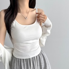 깨비다 여성용 캡내장 라인커버 나시