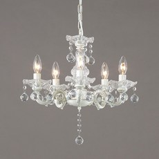 洛可可5燈吊燈, 雪佛蘭白