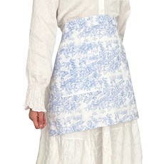 Bareunliving 夏爾芒 腰部圍裙, 藍色, 1個