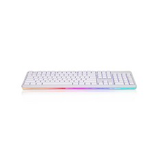 HANSUNG SUPERSTORE TFG ARF Gateron RGB 電競 LP 有線光軸鍵盤 青軸, 白色, 單一商品, 一般型