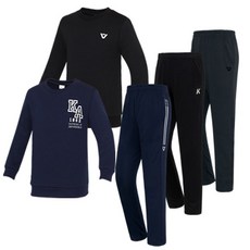 키스포 아동용 겨울 기모 상하복 5종 세트