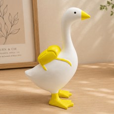 더플로우커머스 구스덕 귀요미 오리 장식소품, 백팩노랑오리(자석형)