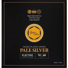 Gopher Wood 淡銀 電吉他 包覆弦, 1組, 混合顏色, GWES-1046