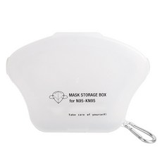 Joypick 便攜式口罩盒口罩標籤, 2個, 透明