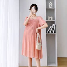 팡팡샵 C 레이디 플리츠 임부복 원피스
