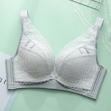 波紋花朵蕾絲哺乳內衣
