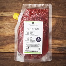 봄봄푸드 딸기청 큐브, 500g, 1개