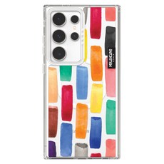 모란카노 갤럭시 크리스탈 맥세이프 투명 스프링 디자인 휴대폰 케이스