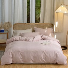 daydreamer 格紋印花水洗棉床被組