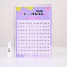 아이하라 대용량 언더리얼래쉬 속눈썹 세트, 1세트, 블랙