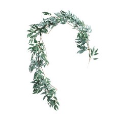 浪漫鳥兒樹枝葉子 YT_RC033, 灰綠色, 1個