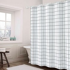 現代風格紋浴室浴簾 Type3 80 x 180 cm, 1個