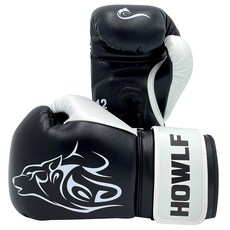 Howulf Pro 拳擊手套 396g, 黑色 白色