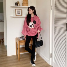 CHICBLACK 女款Luzidin鬆緊帶刷毛內搭褲 cplg290k2a