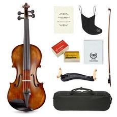 YAN 手工3/4小提琴7件組 附琴盒, Y100, 楓木色, 1套