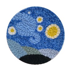 Iammini DIY 戳戳繡刺繡組, 1個, 星夜天空