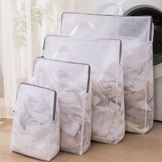 Market Plan 方形多用途網眼洗衣袋4件組, 1套, 粗網