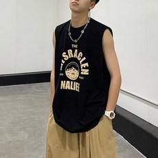 언헤브 힙 스타일 민소매 티셔츠