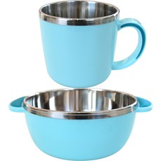 餐具組, 薄荷綠, 碗+杯子