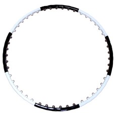 Spobank 美腰指壓呼拉圈, 1.2kg, 1個, 黑色 + 白色