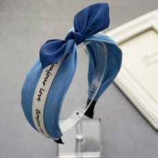 HANNAL RIBON 牛仔布髮箍