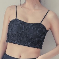 코코드림 아이리스 플라워 튜브탑 나시 #3653