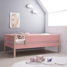 리바트 자녀가구 스쿨톡톡 상부 침대 방문설치, 핑크