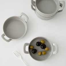 Orsen 雙耳多用途碗 11.8cm, 4個, 灰色