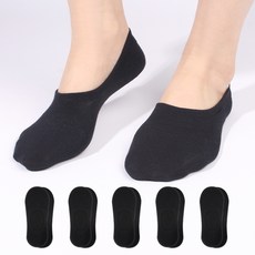 두발로 여성용 앞꿈치 보강 페이크삭스 5켤레