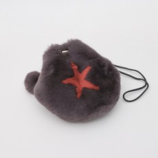 포인트 별 털가방