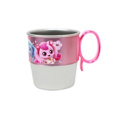 LE BARN Catch Teenieping印花不鏽鋼把手水杯, 混合顏色, 1個