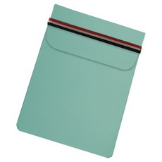 코쿼드 LG그램 노트북 밴드 가죽 파우치, 민트, 1개