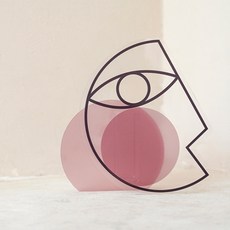 壓克力底座花瓶, 混色