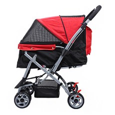 PETRONG Pet 可折疊四輪車, 紅色