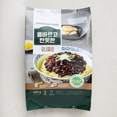 올바르고반듯한 유니짜장 2인분, 650g, 1개