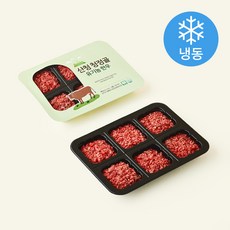 유기농 인증 산청 한우 다짐육 1등급 6개입 (냉동), 240g, 1개