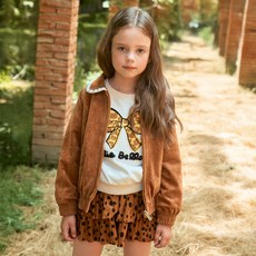 LIEBELLO 女童豹紋裙