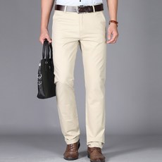 디엠코퍼레이션 남성용 중년 스트레이트핏 퍼티그 팬츠