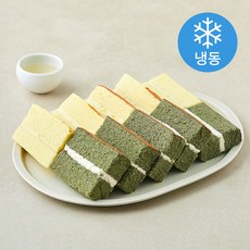 떡편 쌀케이크 쑥 5개입 + 고구마 5개입 세트 325g (냉동), 1세트