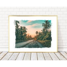 Mabel In Home 室內裝飾鋁製畫框海報組 叢林, 金色