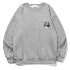 오에타 마린 구스 소프트 3단쭈리 오버핏 빅사이즈 맨투맨