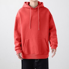 Market A 高品質素色連帽T恤