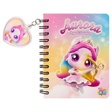 奇妙萌可5 附吊飾線圈筆記本 - 極光萌可, 1個, 極光平