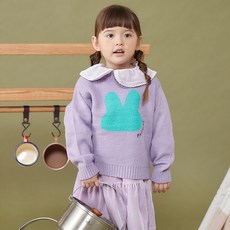 pancoat 孩童多款拼色印花針織衫