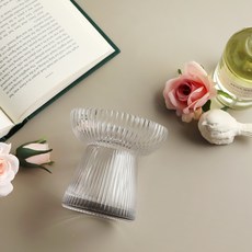 GLASSCO 迷你花束條紋玻璃花瓶, 單一商品